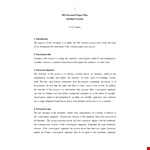 Research Project Proposal Sample example document template
