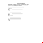 Sign Up Sheet for Evening Cleanings - Begin Cleaning Now | Template for Cleaning example document template