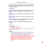 Effective Goal Setting Template | Create SMART Goals & Improve Performance example document template