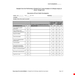 Effective Root Cause Analysis Template for Workplace Issues and Patient Care Action example document template