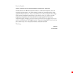 Resignation Letter Due To Pregnancy Complications example document template 