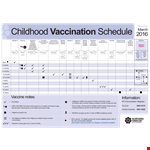 Complete Vaccination Schedule for Children example document template