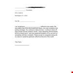 Resign with Grace: Two Weeks Notice for Executive Director at Smith Foundation, Washington example document template 