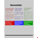 Get Professional Newsletter Templates for Your Business | Chapter Included example document template