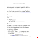 Claim Letter - Protect Your Legal Rights with a United and Effective Claim example document template