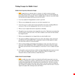 Sample Informative Essay For Middle School example document template