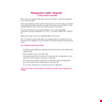 Journalist Thank You Letter Resignation example document template