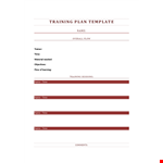 Training Manual Template - Create Effective Training Materials example document template