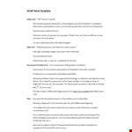 Soap Note Template example document template 