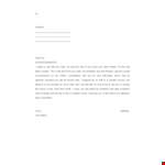 Tenant Warning Letter From Landlord example document template
