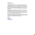 Recommendation Letter From Senior example document template