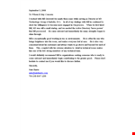 Recommendation Letter From Senior example document template 