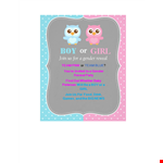 Create a Memorable Gender Reveal Celebration with our Invited Invitation Template example document template