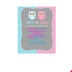 Create a Memorable Gender Reveal Celebration with our Invited Invitation Template example document template 