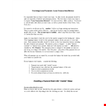 Loan Payment Tracking Template example document template