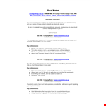 Experienced It Resume Sample example document template