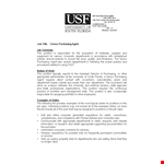 Senior Purchasing Agent Job Description - Proposal Position in Senior Purchasing Departments example document template