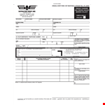 Shipping Seflbilloflading example document template