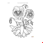 Free Printable Flower Coloring Pages For Adults example document template