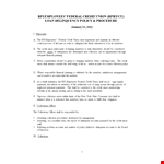 Loan Delinquency Policy example document template