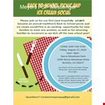Customizable Picnic Flyer Template - Create Inviting Event Flyers | Meyers example document template 
