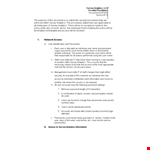 Enhance Access and Analytics with a Comprehensive Security Policy Survey example document template