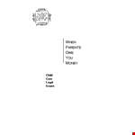 Child Support: Demand Letter Template for Court-Ordered Payment example document template