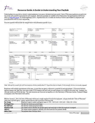 Understanding Your Paystub: A Complete Guide to Decoding Your Total and Current Pay