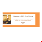 Customizable Gift Certificate Template - Discount Entitled for Holder example document template