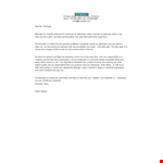 Unsolicited Application Letter Sample example document template
