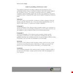 Character Witness Letter for Billy - Reference Letter to Support Billy's Character example document template 