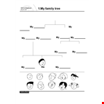 My Family Tree Template example document template