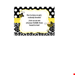 Customizable Gender Reveal Invitation Template - Free Download & Print example document template