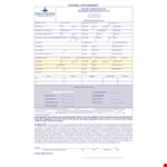 Personal Loan Agreement Between Friends example document template