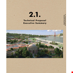 Technical Proposal Executive Summar example document template