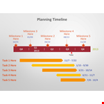 Plan Your Milestones with Our Timeline Template example document template