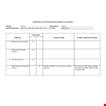 School Environment Template example document template