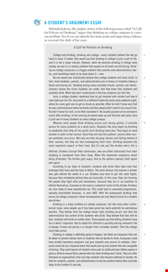 Sample Student Argumentative Essay