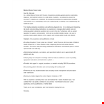 Medical Doctor Cover Letter example document template