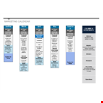 Marketing Content Calendar Template - Plan, Create, and Close Your Marketing Materials example document template