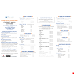 Student Salon Menu: Affordable Prices, Specials & Services for Short and Medium Style example document template