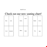 Smart Seating Chart Template - Check Out The Board for an Easy Seating Arrangement example document template