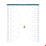 Free Tournament Bracket Template - Easily Create Brackets example document template