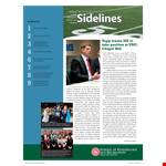 Illinois State Sport Management Newsletter | Management, Sport, Students | Illinois example document template 