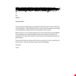 Farewell Email Template for Company Departures example document template
