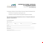 Get Your Certificate of Conformance for Zoning & Property - Verify Your Compliance Today! example document template