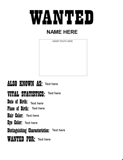 Create an Arresting Impression with our Old West Most Wanted Poster Templates