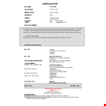 Functional Marketing example document template 