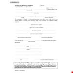 Change of Address Letter - Official Notice for Court Party Mailing example document template