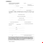 Change of Address Letter - Official Notice for Court Party Mailing example document template 